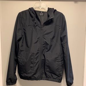 Volcom black windbreaker